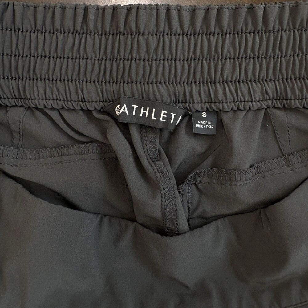 Athleta Women’s Chelsea Travel Commute Lightweight Cargo Pants Sz 8 Dark Gray - Picture 4 of 10